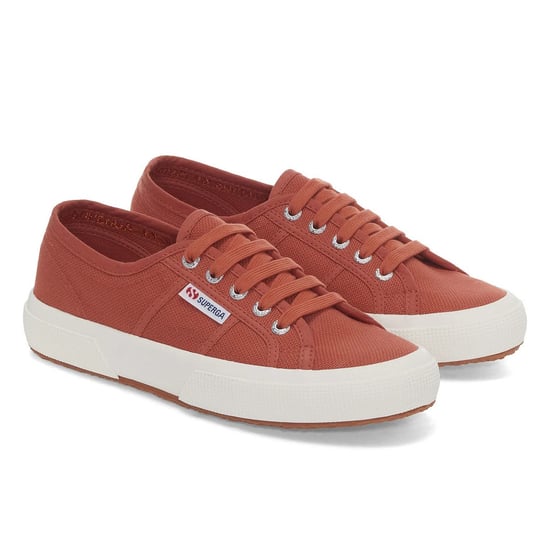 Superga Unisex Adult 2750 Cotu Classic Vegan Trainers (Brown Reddish/Avorio)