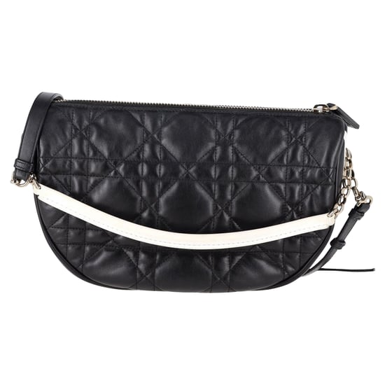 Dior Vibe Medium Hobo Bag in Black Cannage Lambskin Leather - Image 5