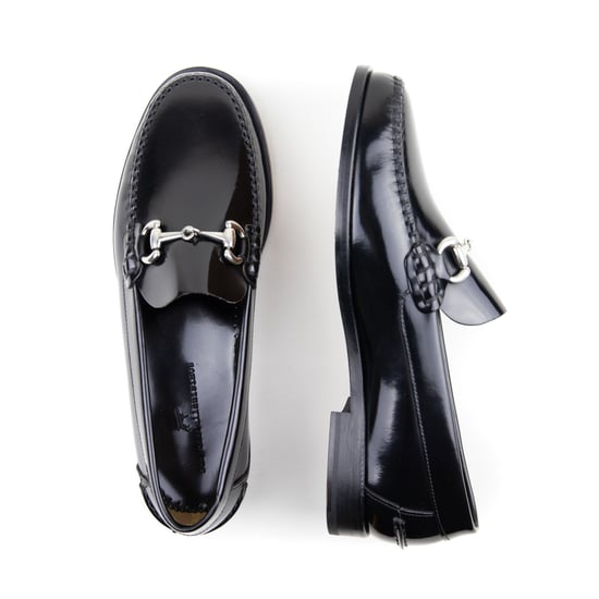 Men's Premium Leather Moccasin in Black