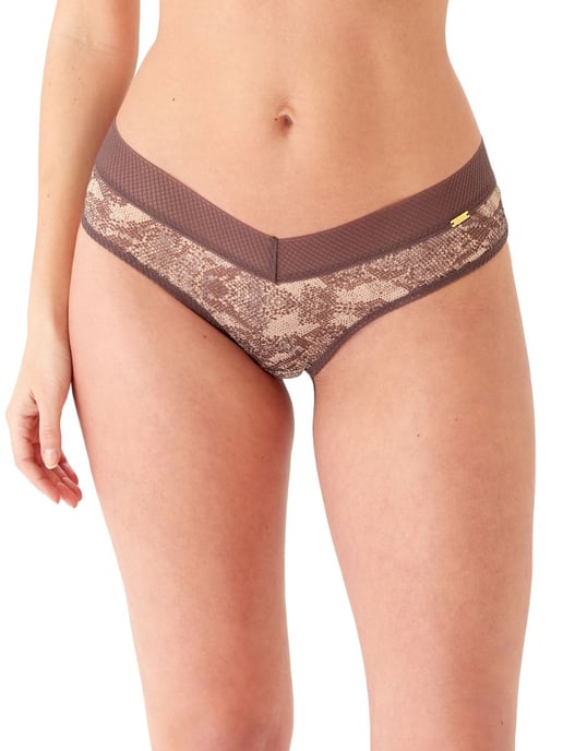 Glossies Snake Cheeky Short - Snake Print