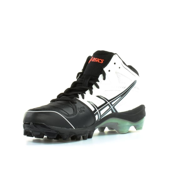 Asics Gel-Crossover 5 Turf Black White Synthetic Mens Sports Boots - Image 3