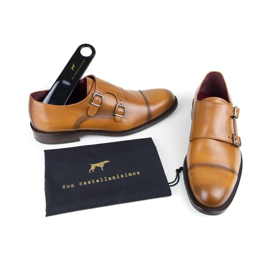 Men's Lace Up Leather Shoes in Brown