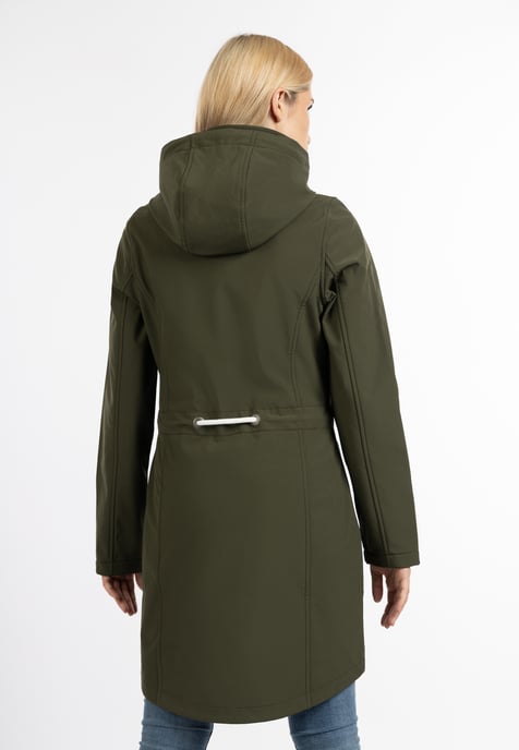 ICEBOUND softshell coat women dark olive - Image 4