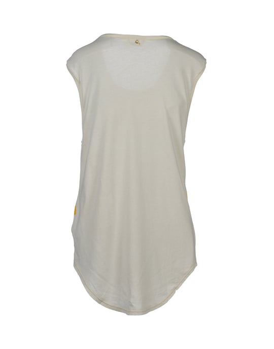 Cycle Women's Sleeveless T-Shirt Ivory Polyester