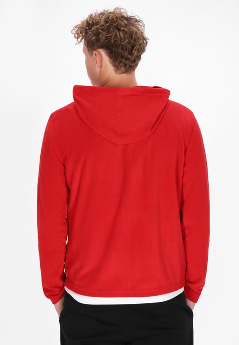 Mo fleece jacket Men red - Image 4