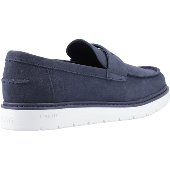 TOMS Navi TRVL LITE Havana Leer Heren Navy Loafers - Image 2