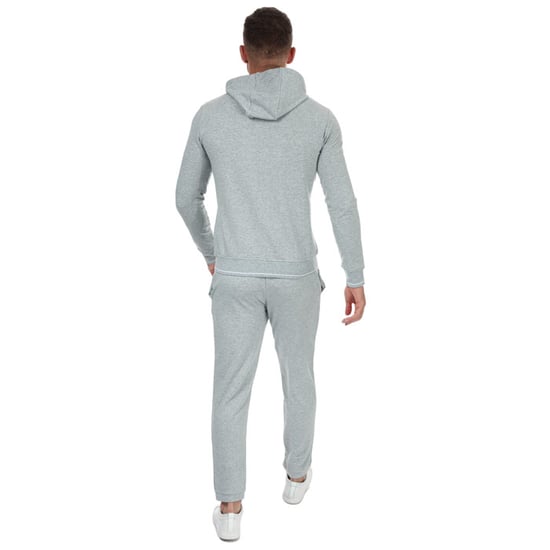 Men's Armani Exchange Logo Zip Hoody in Grey