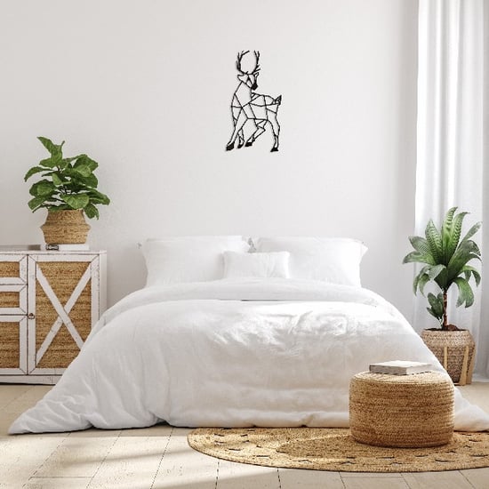 HOMEMANIA Deer Wall Decoration, in Black