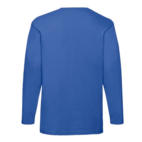 Fruit of the Loom Unisex Adult Valueweight T-shirt met lange mouwen (Koningsblauw) - Image 2