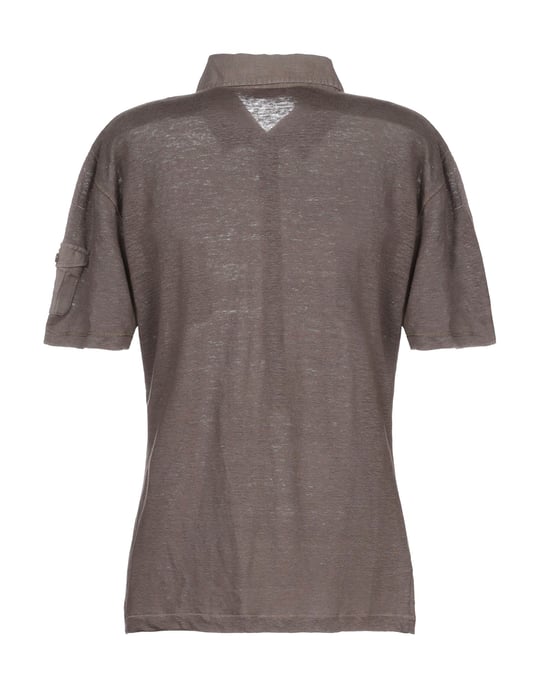 Cerruti 1881 Military Green Linen Knit Short Sleeve Polo Shirt