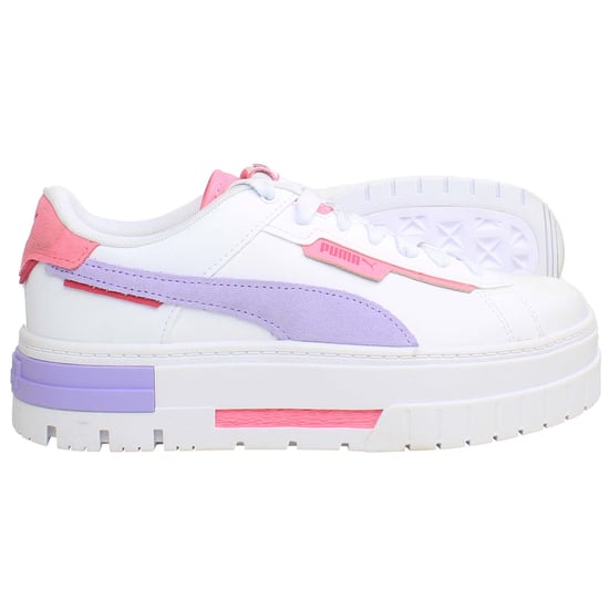 Puma Mayze Crashed Womens White Trainers - Image 5