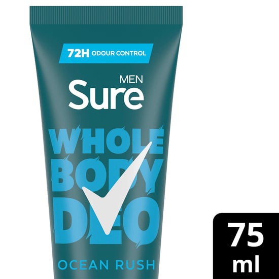 Sure Men Whole Body Deodorant Cream Ocean Rush with 72H Odour Control 75ml, 3 PK