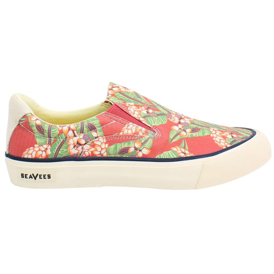 Seavees Hawthorne Beachcomber Mens Red Plimsolls - Image 1