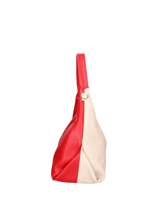 Roberta Rossi Shoulder Bag Women RED AND BEIGE