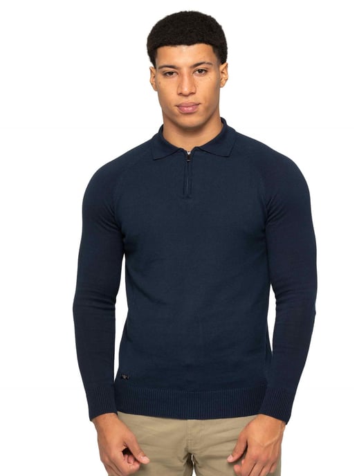 Enzo Milano heren polotrui met halve rits - Image 6