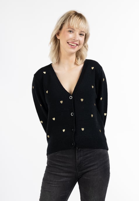 Mymo Cardigan women black - Image 3