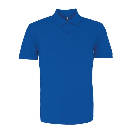 Asquith & Fox Mens Organic Classic Fit Polo Shirt (Bright Royal) - Image 1