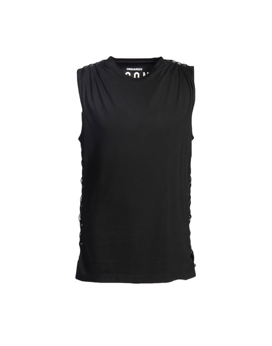 Dsquared2 Black Cotton Tank