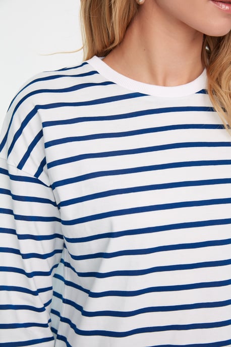 Trendyol Kvinnors Randig Modest Tunika - Image 3