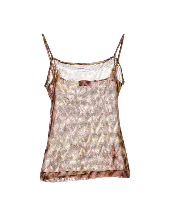Missoni Sport Brown Cotton Camisole
