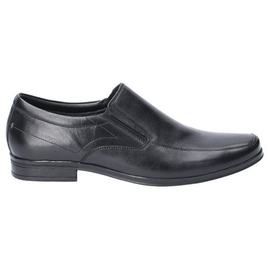 Hush Puppies Mens Billy Slip On Leather Shoe (Black)