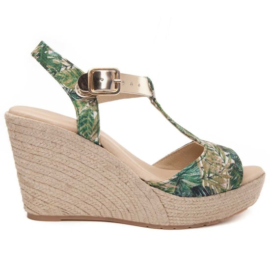 Confortable wedge sandal Montevita in Green