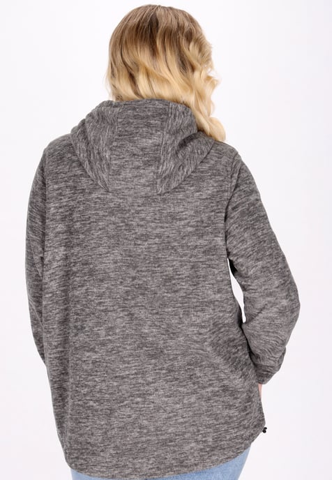 Dreimaster Fleece jas Dames grijs melange - Image 4