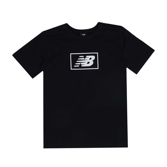 Boy's New Balance Essentials Logo T-Shirt in Black