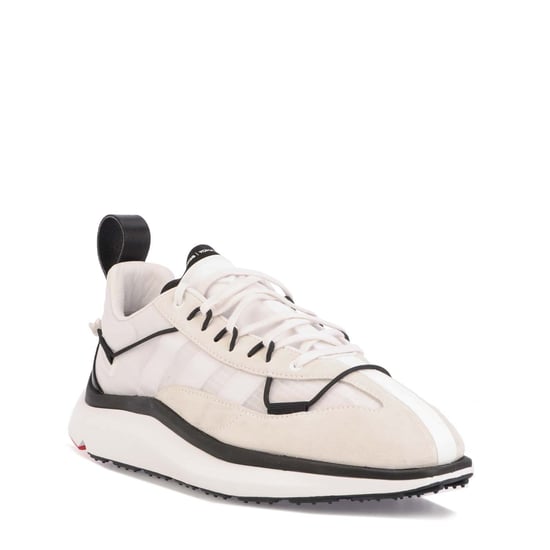 Men's Y-3 Shiku Run Trainers in White Black