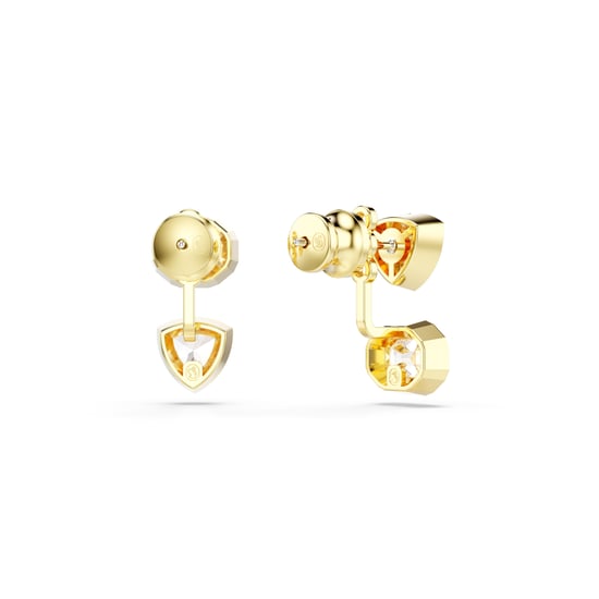 Swarovski 'Imber Organic' Women's Gold Plated Metal Stud Earrings - Gold 5705461 - Image 4