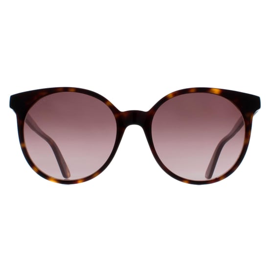 Gucci Ronde Dames Donker Havana Bruin Gradiënt GG0488S - Image 1