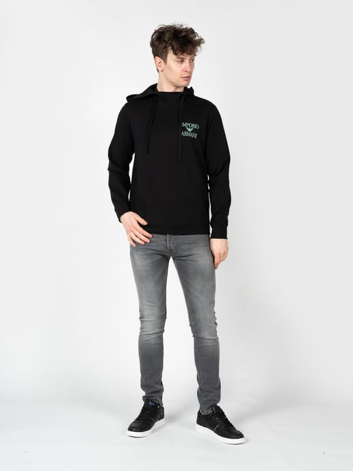 Emporio Armani Sweatshirt Svart för män - Image 2