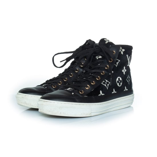 Stjärnmonogram sammetssneakers - Image 1