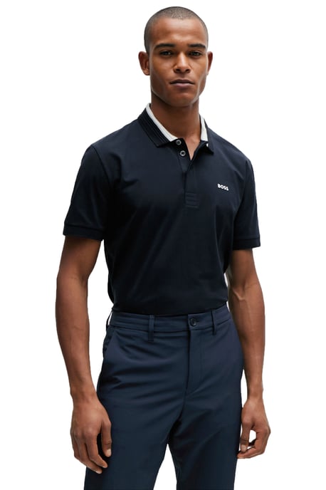 Boss Paddy 1 Polo Shirt Dark Blue