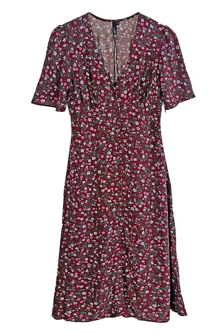 Nobody's Child Floral Button Down Midi Tea Dress - Image 2