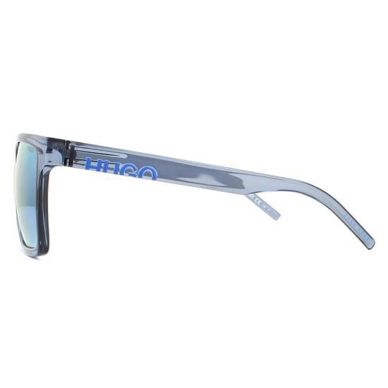 Hugo Door Hugo Boss Zonnebril HG 1069/S PJP 3J Crystal Blauw Blauw Mirror - Image 3