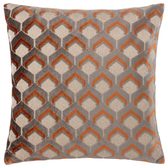 Paoletti Ledbury Velvet Jacquard Feather Filled Cushion - Image 1