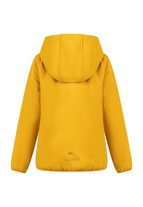Schmuddelwedda Softshell blouson - gerecycled materiaal Meisje mosterd - Image 2