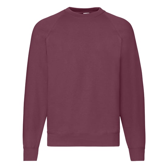 Fruit of the Loom Heren Klassiek 80/20 Raglan Sweatshirt (Bourgondië) - Image 1