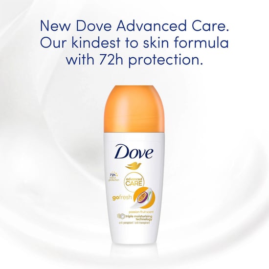 Dove Roll On Go Fresh Passion Fruit 72H Lasting Women's Antiperspirant 50ml, 6pk