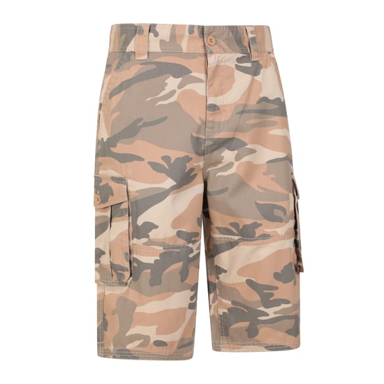 Mountain Warehouse Camo Cargo Shorts för herrar (Brun) - Image 3