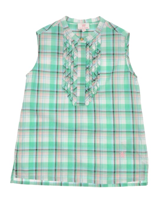Mauro Grifoni Green Cotton Blouse