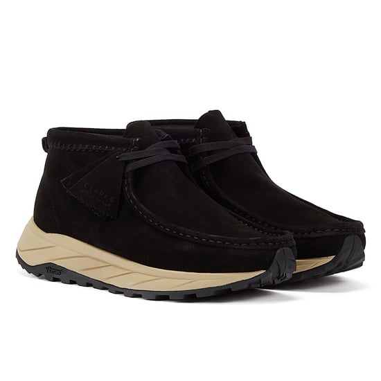 Clarks Originals Wallabee Eden Suede heren zwart veterschoenen - Image 1