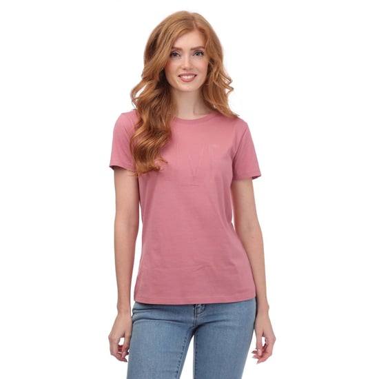 Women's Armani Crewneck T-Shirt in Rose
