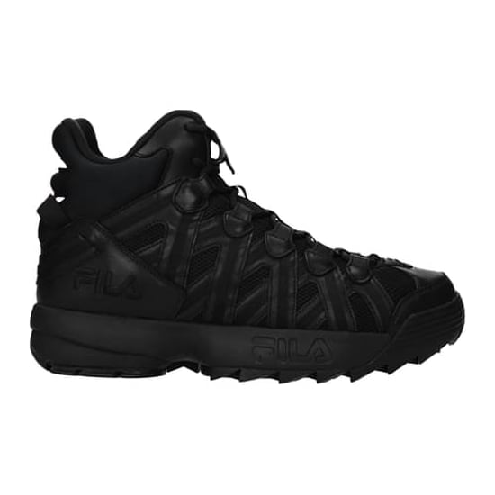 Fila Fabric Mens Black Shoes