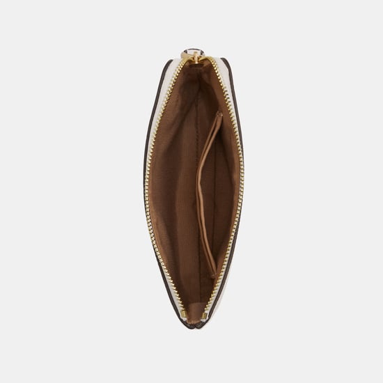 Corner Zip in Crossgrain Leather