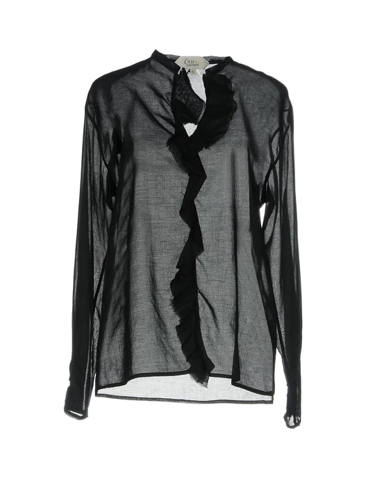 Cycle Black Cotton Shirt