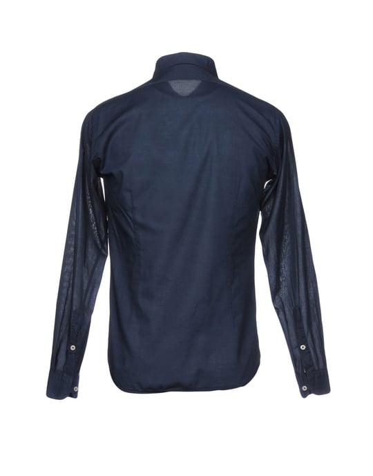 Michael Coal Dark Blue Cotton Shirt