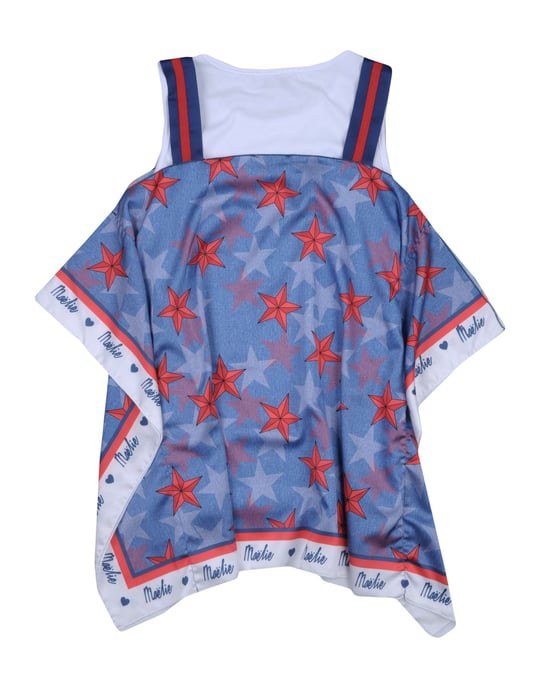 SHIRTS Maëlie Slate blue Girl Polyester