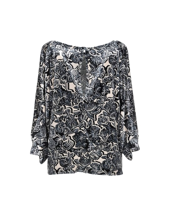 Kaos Black Print Blouse